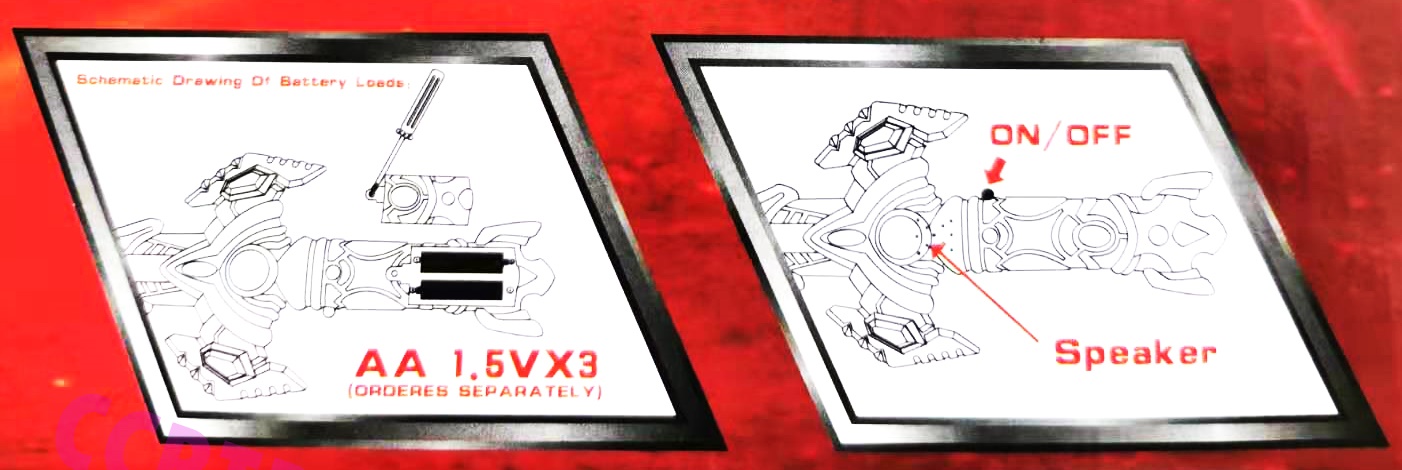 ดาบอวกาศ มีเสียง มีไฟกล่องจัมโบ้ 18x64.5 ซม.(1x3)