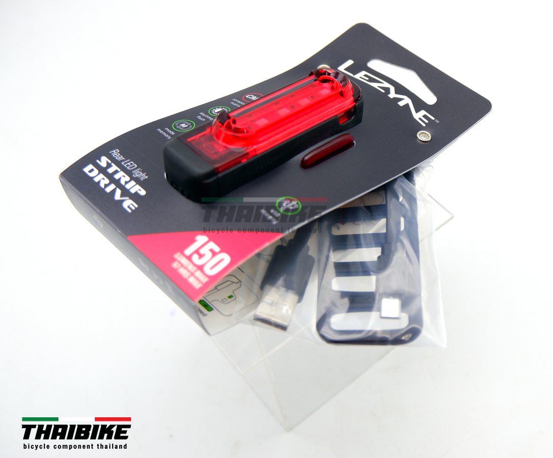 ไฟท้ายจักรยาน Lezyne Strip Drive Back 150