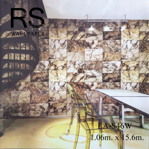 วอลเปเปอร์ลายหินอ่อน LA-S46W