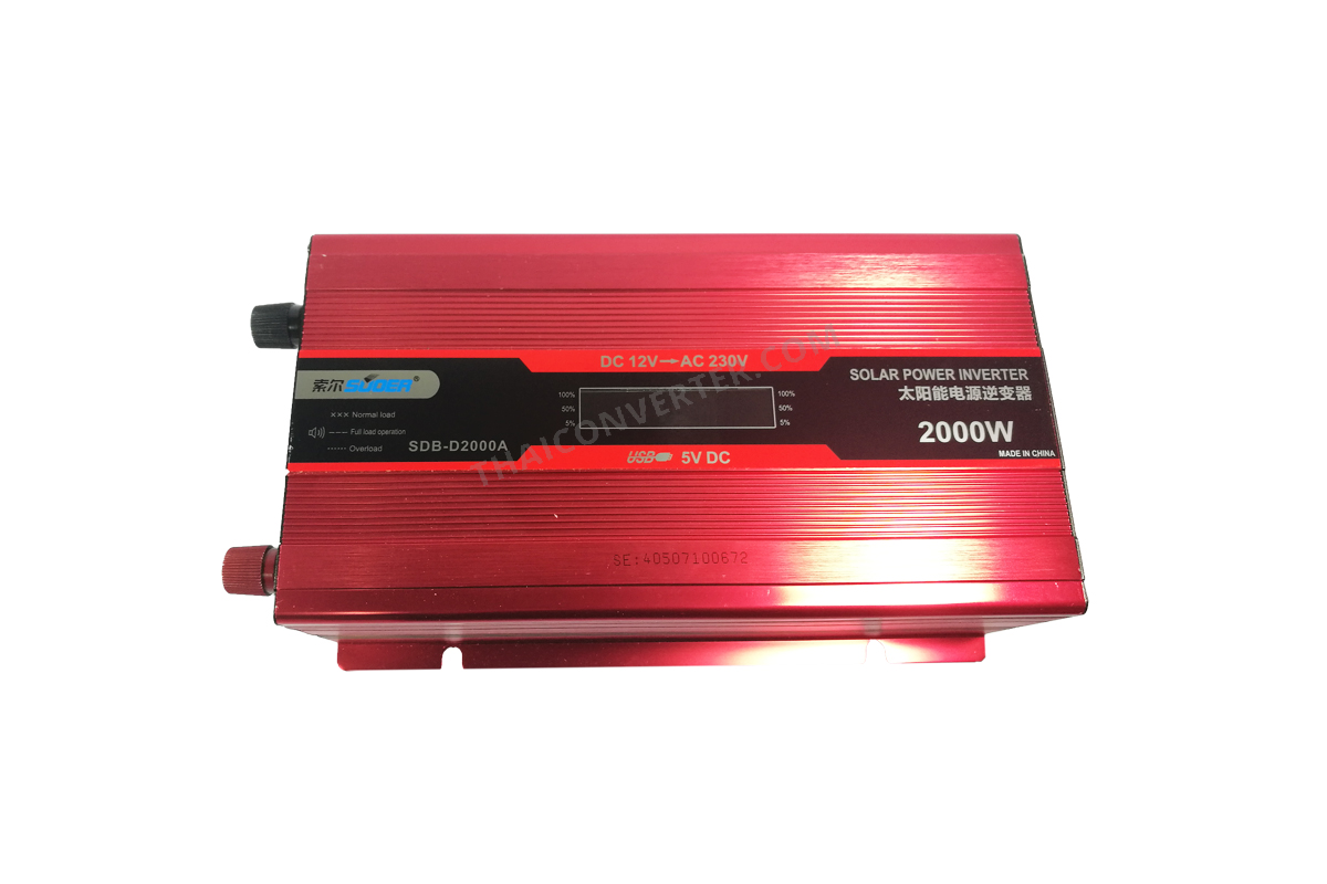 Inverter DC 12V to AC 220V 2000W Modified Sine
