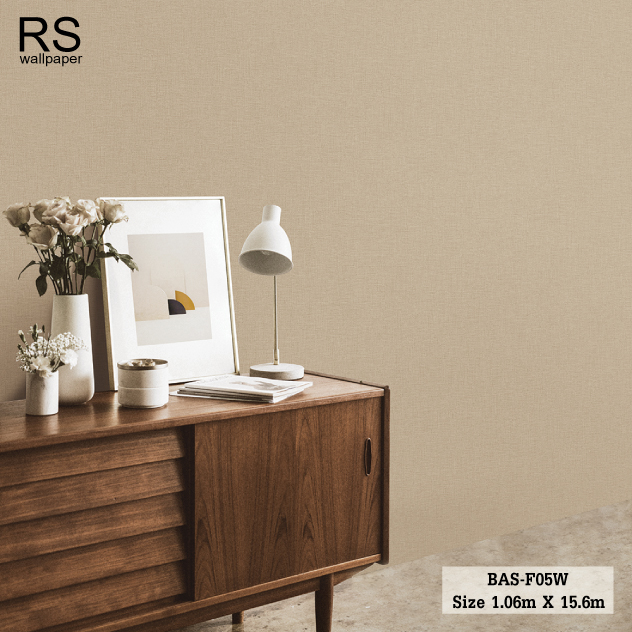 วอลเปเปอร์ สีน้ำตาล BAS-F05W