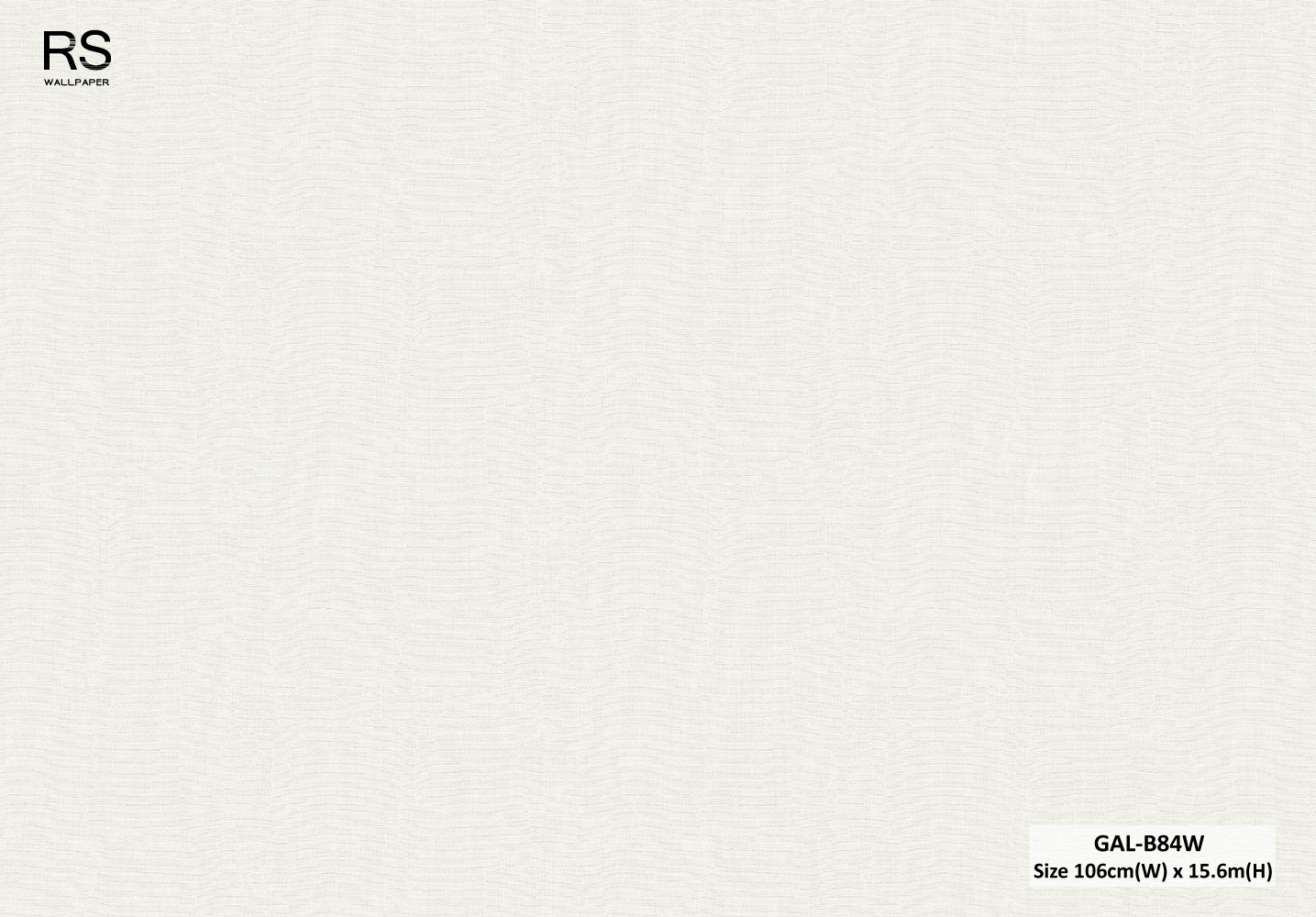 วอลเปเปอร์สีขาวครีม GAL-B84W