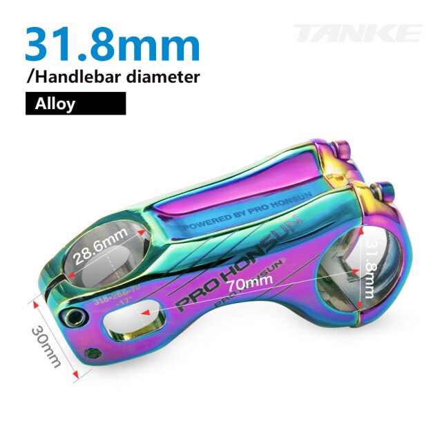 สเต็มจักรยานอลูมิเนียม HONSUN +-17 90MM 70MM PROHONSUN Ultralight