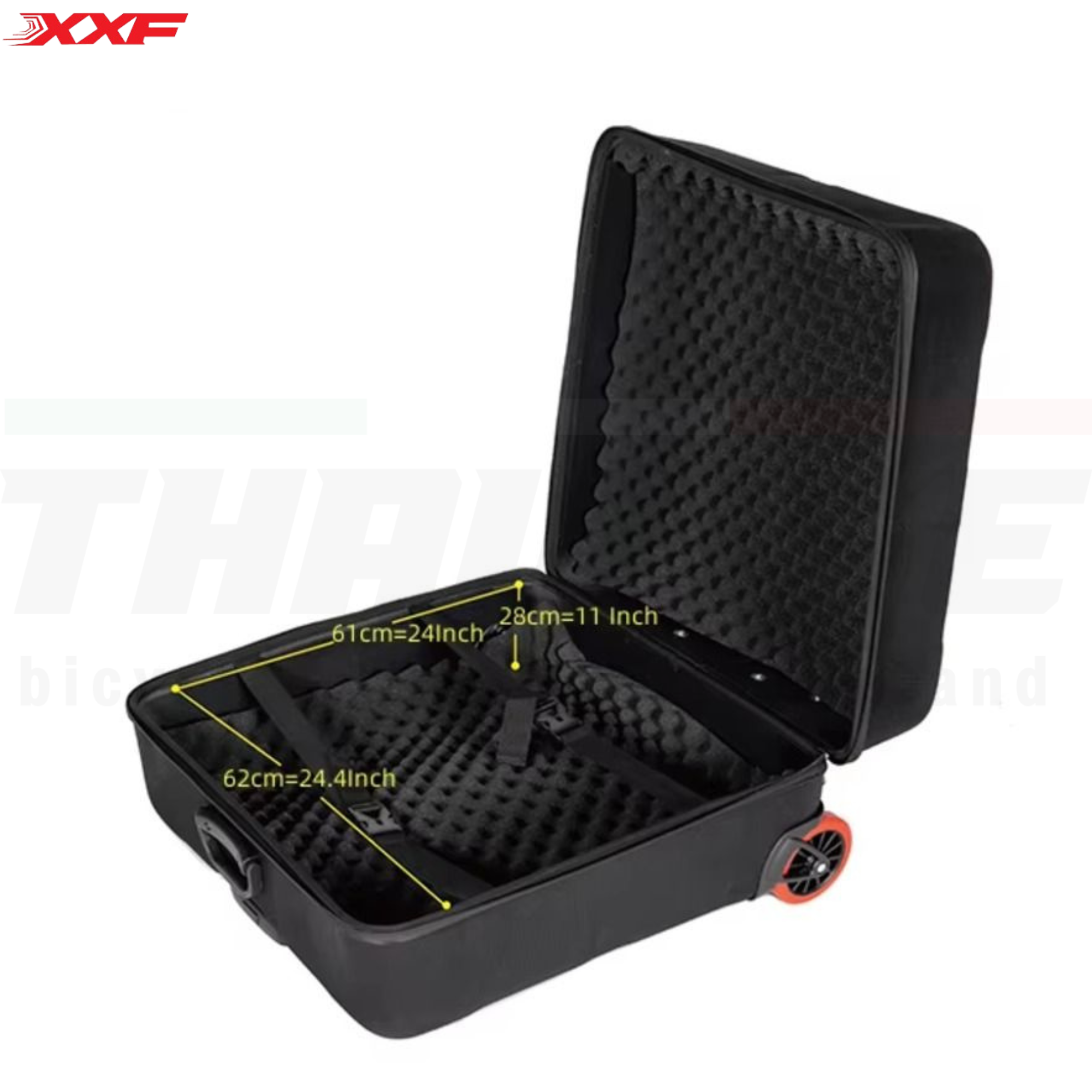 กระเป๋าใส่จักรยานบรอมตันสำหรับเดินทาง XXF E1919 EVA FOLDING BIKE CASE for Brompton