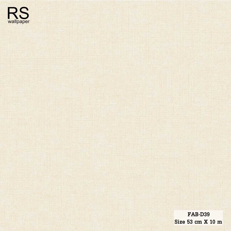 วอลเปเปอร์เทกเจอร์ผ้า ลายผ้าสีครีมอมน้ำตาลอ่อน FAB-D39
