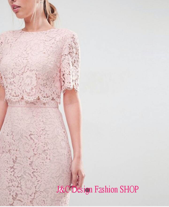 ชุดผ้าไทยสีชมพูนูส ชุดแซกผ้าไทยลูกไม้ฝรั่งเศษ ชุดผ้าไทยผ้าพื้นเมือง ชุดผ้าลูกไม้นำเข้า เดรสลูกไม้ลายลายดอก