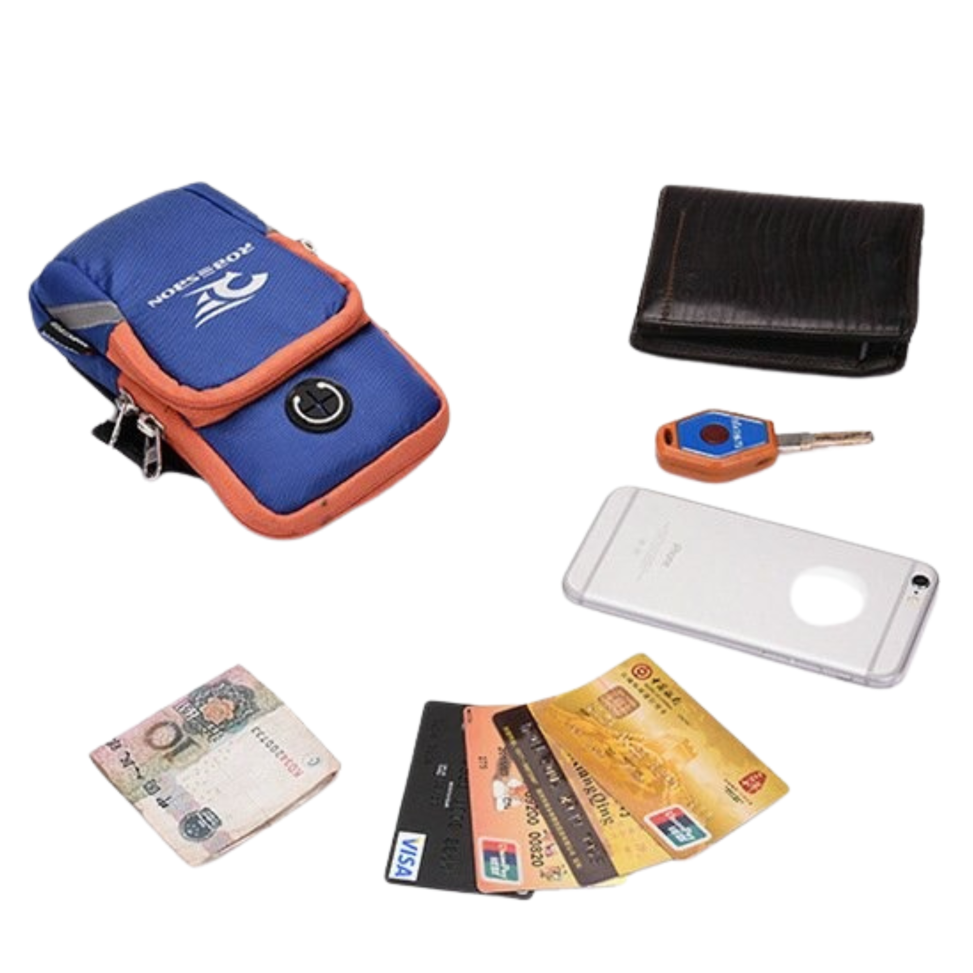 กระเป๋ารัดแขนรัดมือ ใส่มือถือ วิ่ง ปั่นจักรยาน ROBESBON