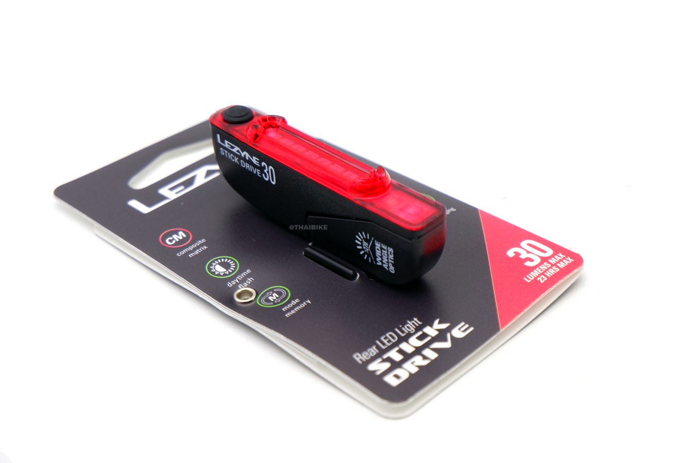 ไฟท้ายจักรยาน LEZYNE STICK DRIVE REAR 30 Lumens