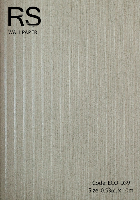 วอลเปเปอร์เทกเจอร์ทางเล็กพื้นสีน้ำตาล ECO-D39