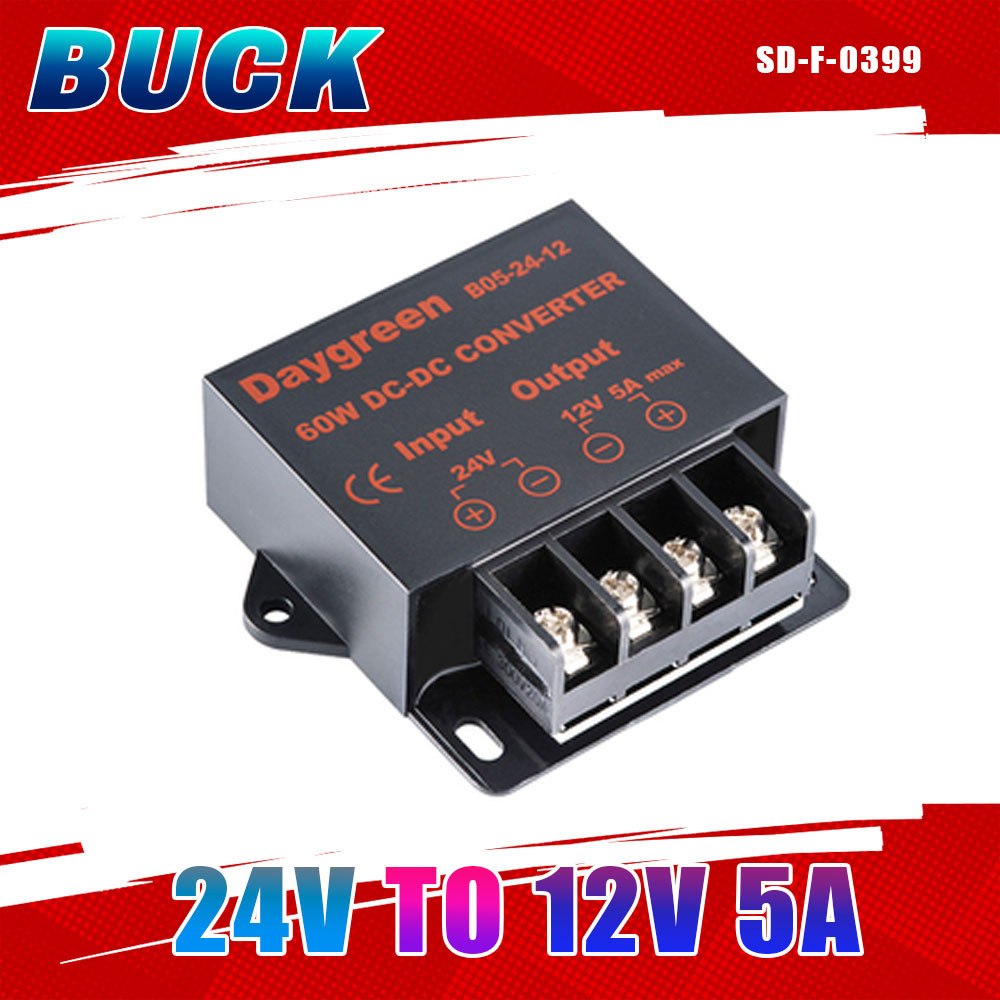 Buck Converter 18-35V to 12V 5A 60W IP68