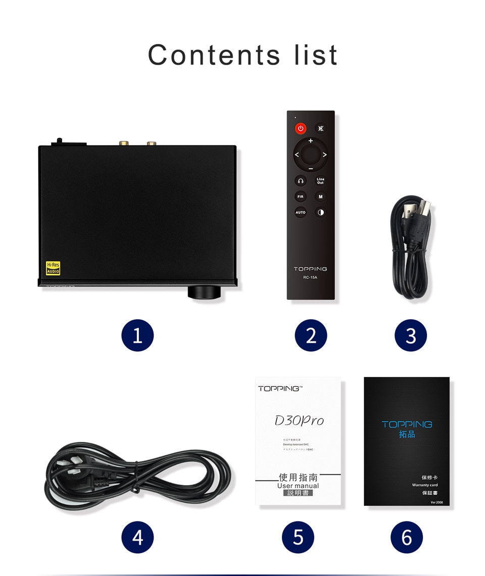 ขาย Topping D30 PRO DAC ตั้งโต๊ะ รองรับ Hi-Res ประกันศูนย์ไทย