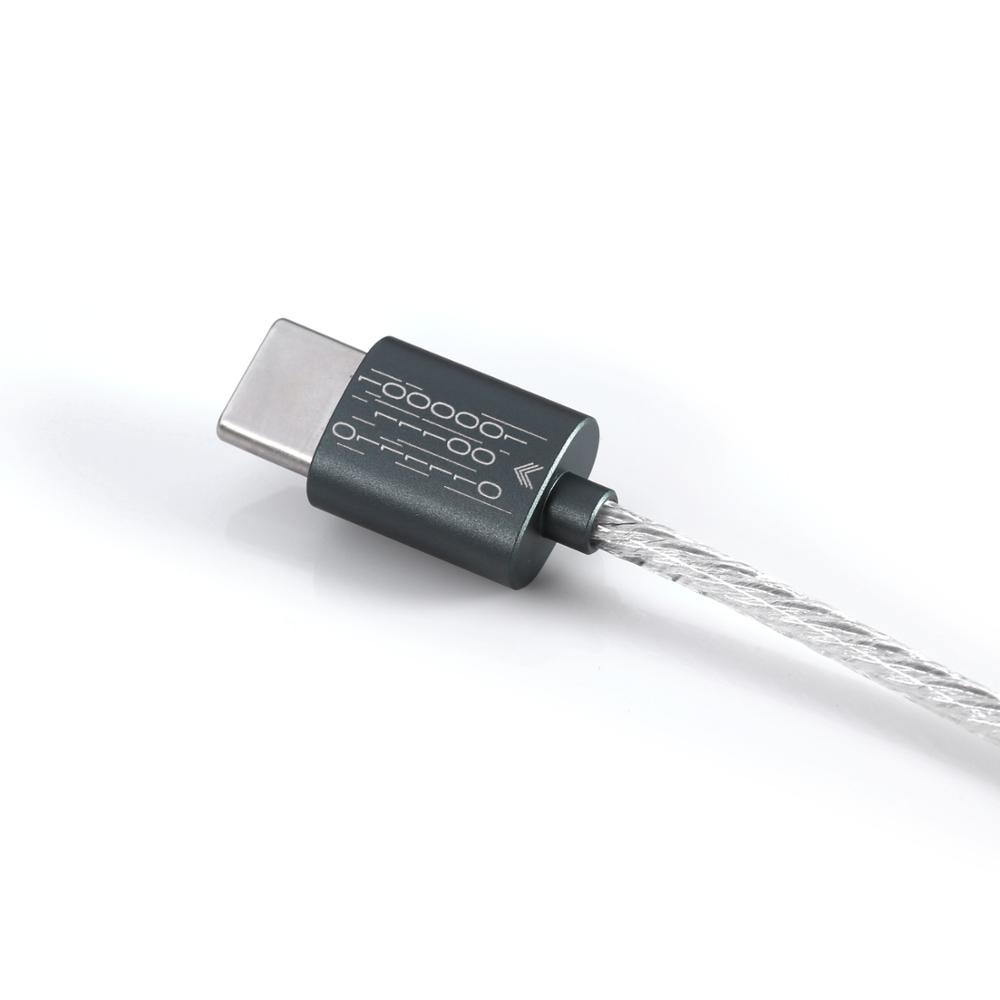 ขาย DD TC05 V2 สายแปลง TypeC เป็น TypeC สาย OCC ชุบเงิน