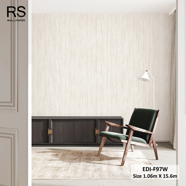 วอลเปเปอร์ ลายเปลือกไม้สีน้ำตาลอ่อน EDI-F97W
