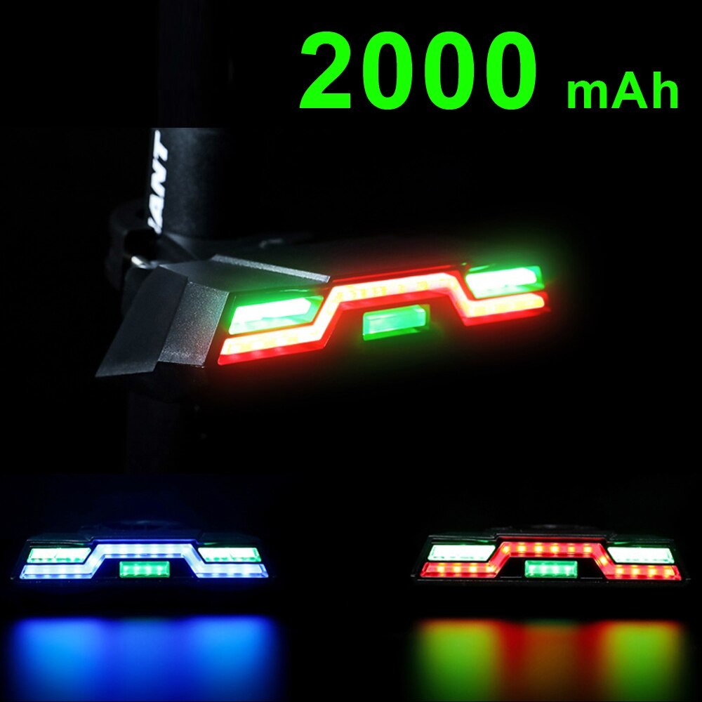 ไฟท้ายจักรยานแบบ THAIBIKE 30LED 6 โหมด สีสลับ