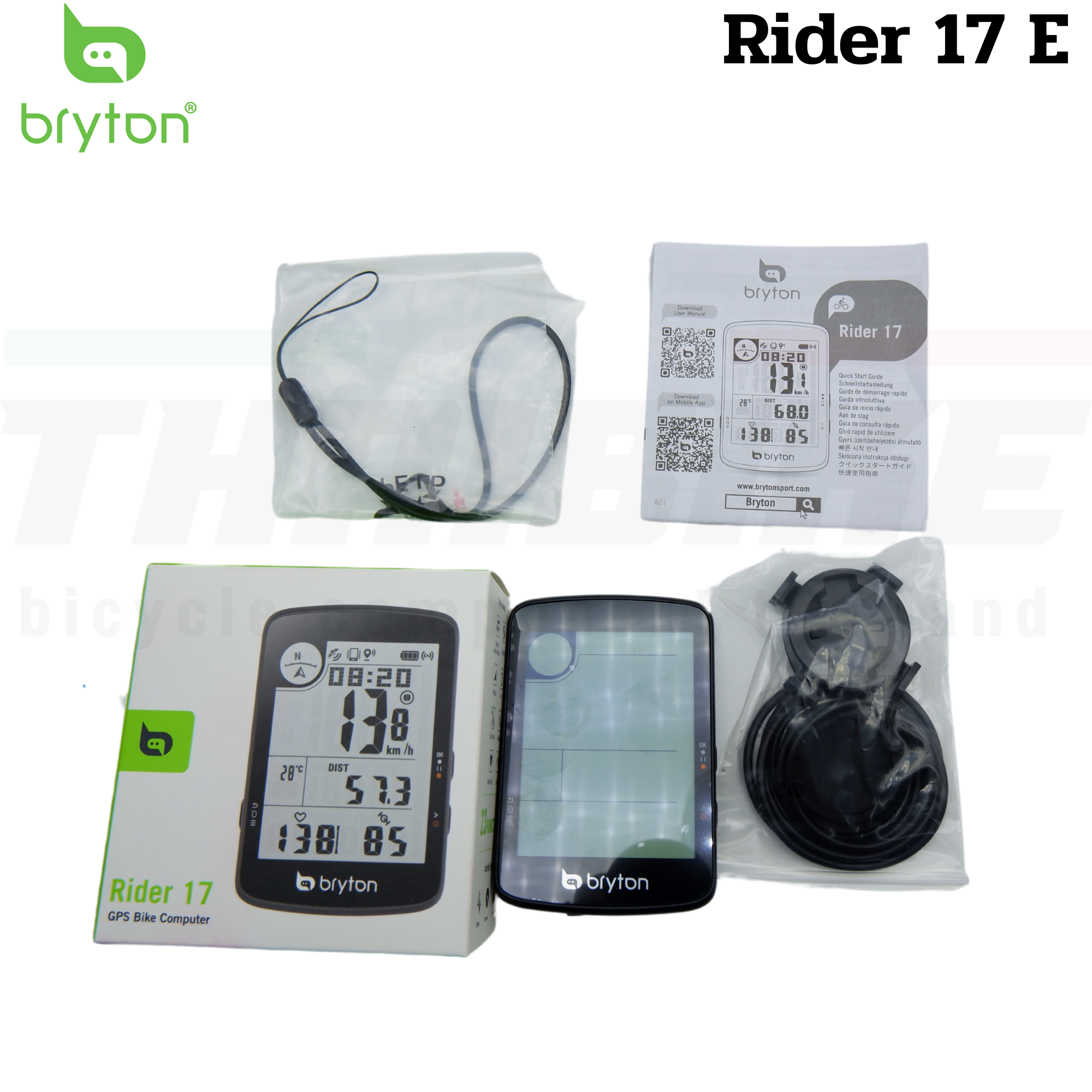 ไมล์จักรยานเสือหมอบ เสือภูเขา Bryton Rider 17