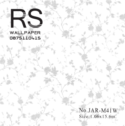 วอลเปเปอร์ลายดอกไม้ JAR-M41W