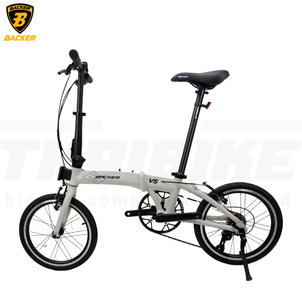 จักรยานพับ BACKER V5 16 นิ้ว - เกียร์ Shimano Claris