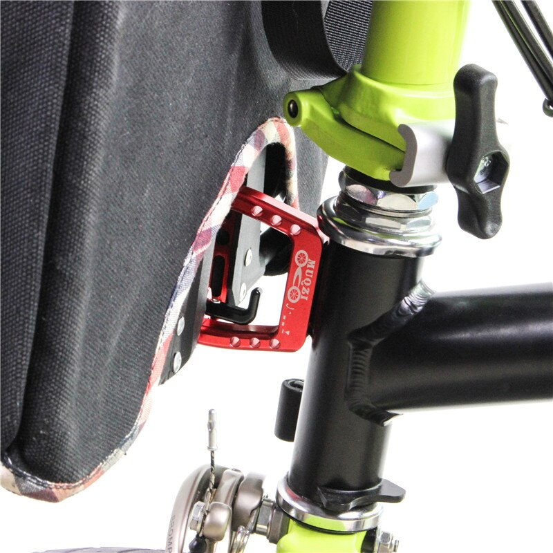 จมูกสำหรับติดตั้งกระเป๋ากับรถพับ MUQZI Folding Bike Front Carrier Adapter