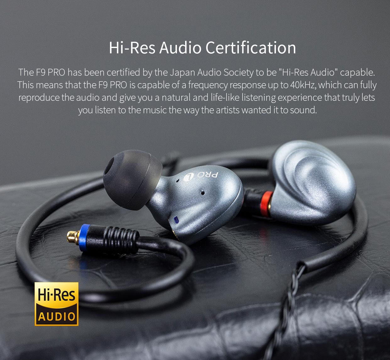 ขาย FiiO F9 PRO หูฟัง3ไดร์เวอร์ (2BA+1Dynamic) ระดับ Hi-Res Audio ขั้ว MMCX ถอดสายได้