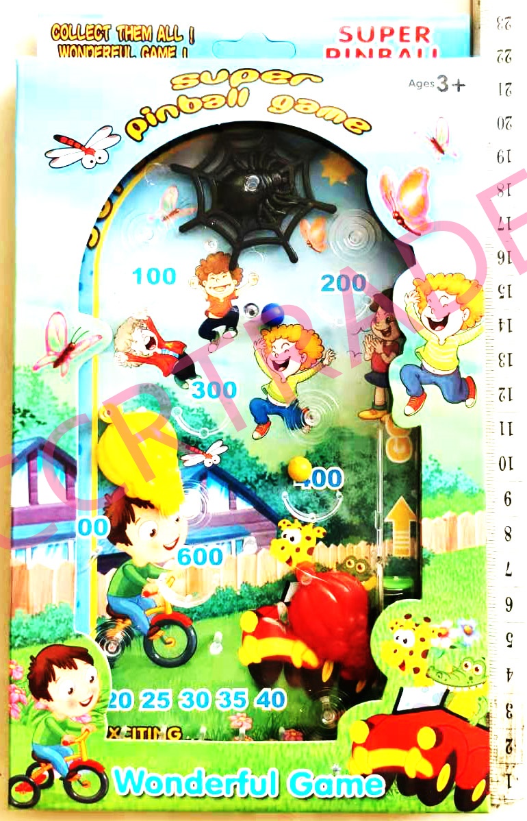 เกมส์พินบอลการ์ตูนกล่อง คละลาย 23 ซม.