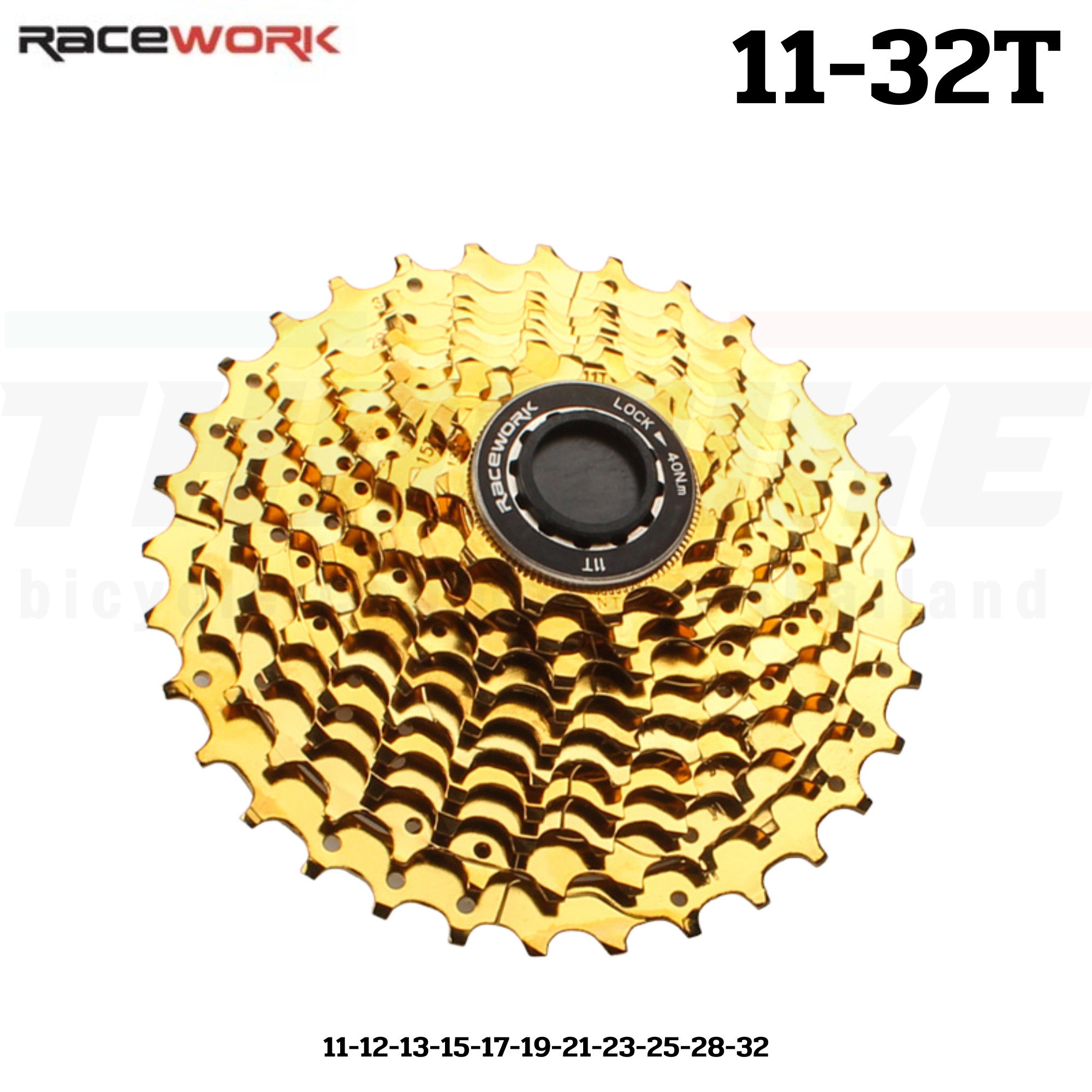 เฟืองหลังจักรยาน RACEWORK ขนาด11-28 Racework Ut R8000 11-28T road cycling Cassette THAIBIKE
