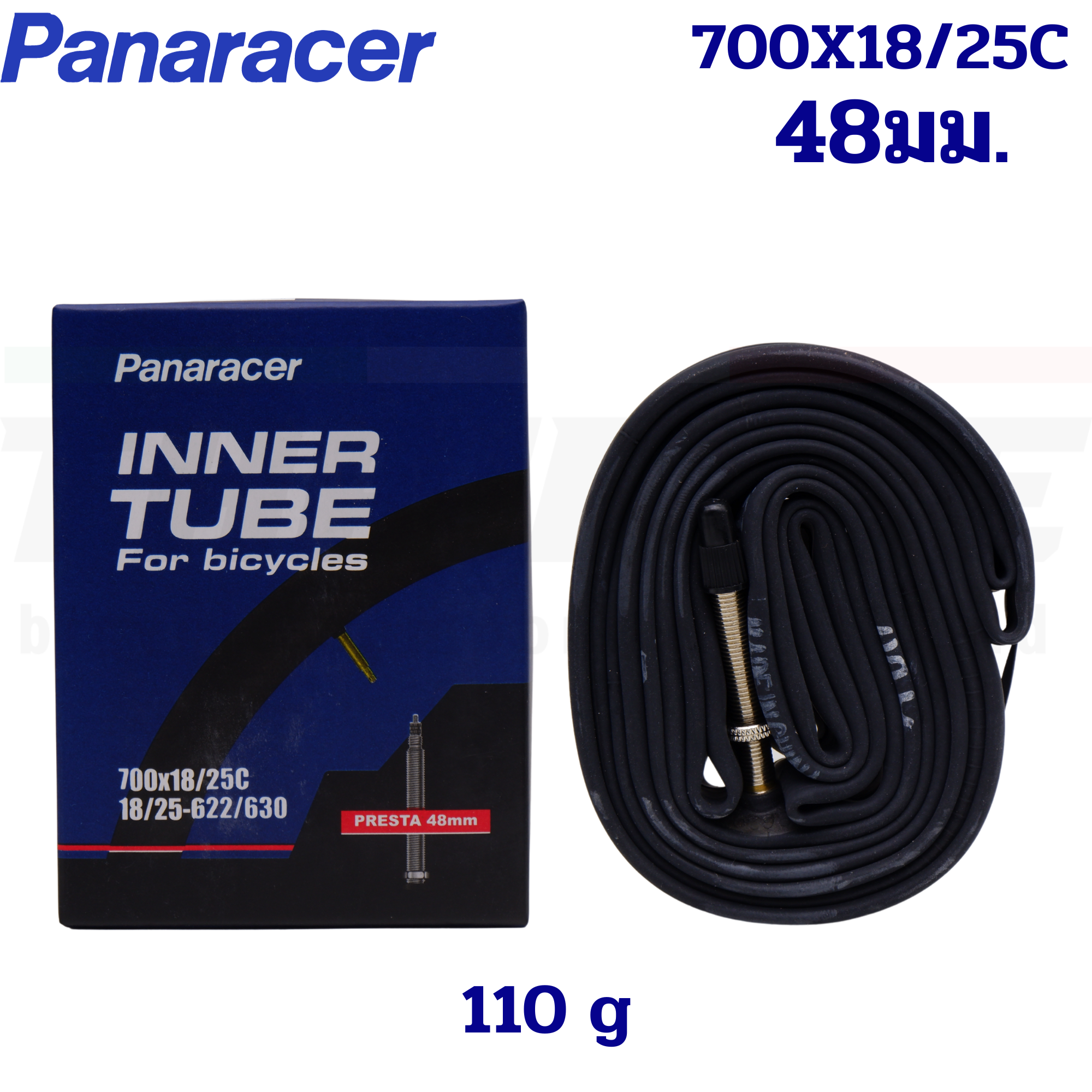 ยางในจักรยานเสือหมอบ PANARACER INNOVA 700C 700x18-25c FV จุ๊บเล็ก ยาว 48mm 60mm 80mm