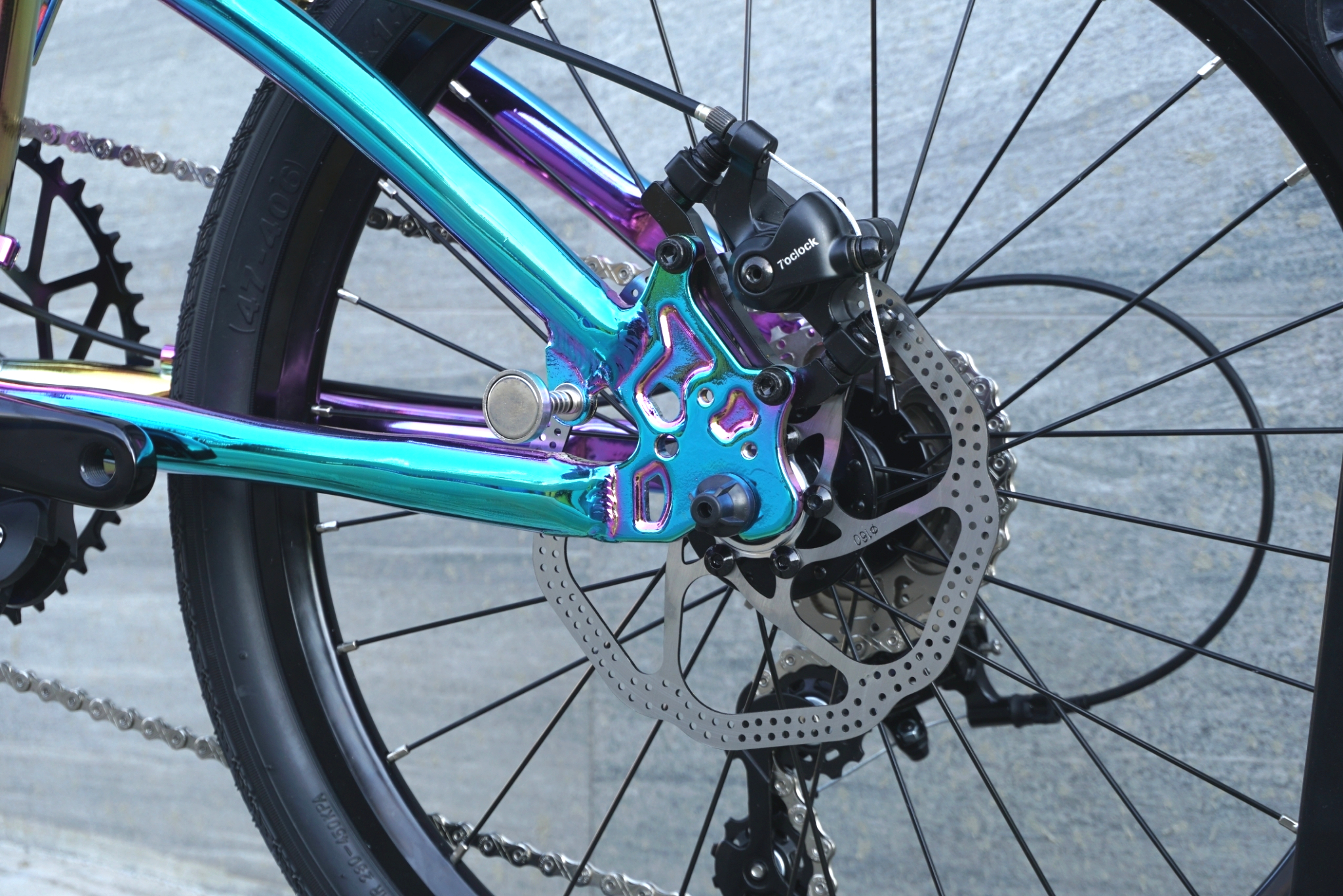 MINT : T9-20" จักรยานพับได้ เฟรมอลูมิเนียม 9 สปีด ดิสเบรก เบาเพียง 10.9 กก