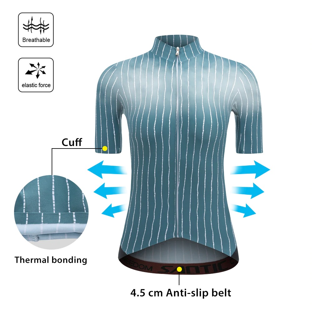 เสื้อปั่นจักรยานผู้หญิงแขนสั้น LOCO2161 เสื้อแขนสั้น หญิง แถมหมวก