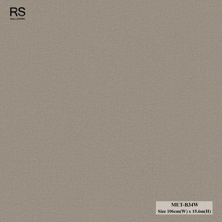 วอลเปเปอร์สีเทาเข้ม MET-B34W