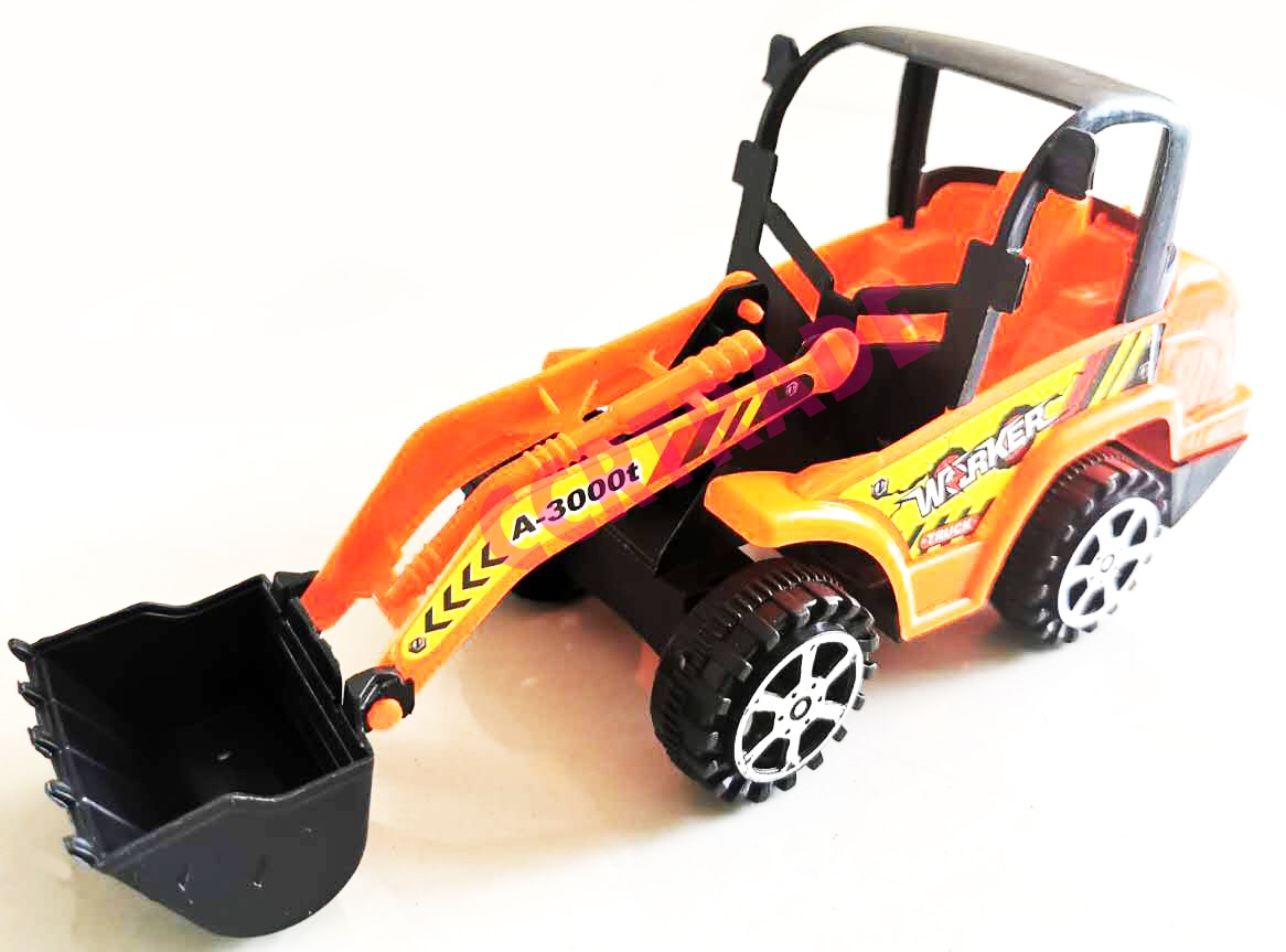 รถก่อสร้างสีสดใหญ่ มีลาน 22 ซม.