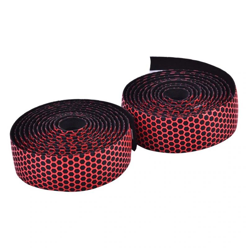 ผ้าพันแฮนด์จักรยาน TAG-B ซิลิโคน ลายรังผึ้ง หนานุ่ม หนึบมือ