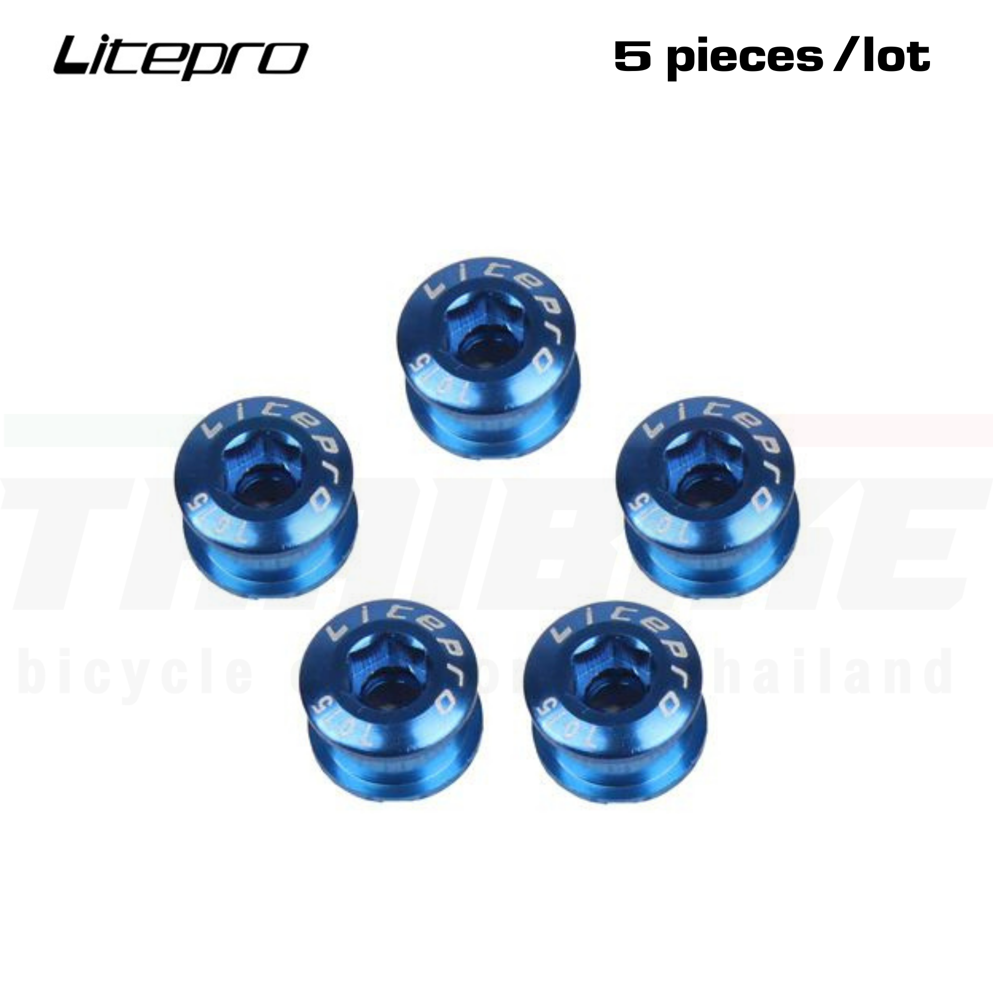 น็อตใบจาน Litepro/GUB น็อตใบจานจักรยาน สำหรับจานชั้นเดียว