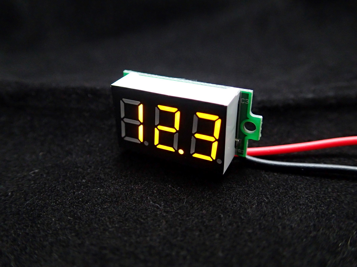 DC Digital Volt Meter 3.2-30V Two-Wire