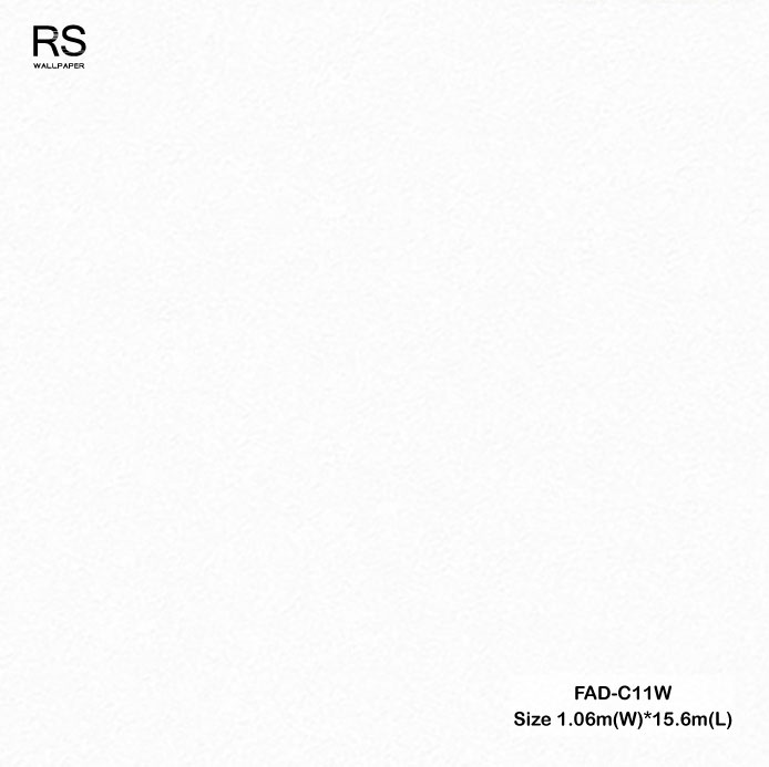 วอลเปเปอร์ลายปูนเปลือยคอนกรีต สีขาว FAD-C11W