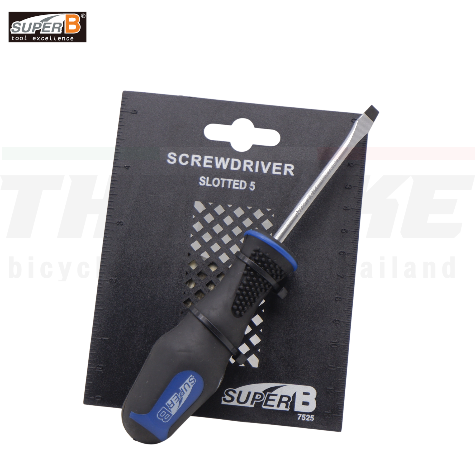 ไขควงหัวแฉก หัวแบน สำหรับงานจักรยาน SUPER B เบอร์ 5/6