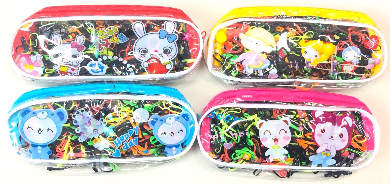 ยางสีสดกระเป๋าการ์ตูนใหญ่ 20.5 ซม.