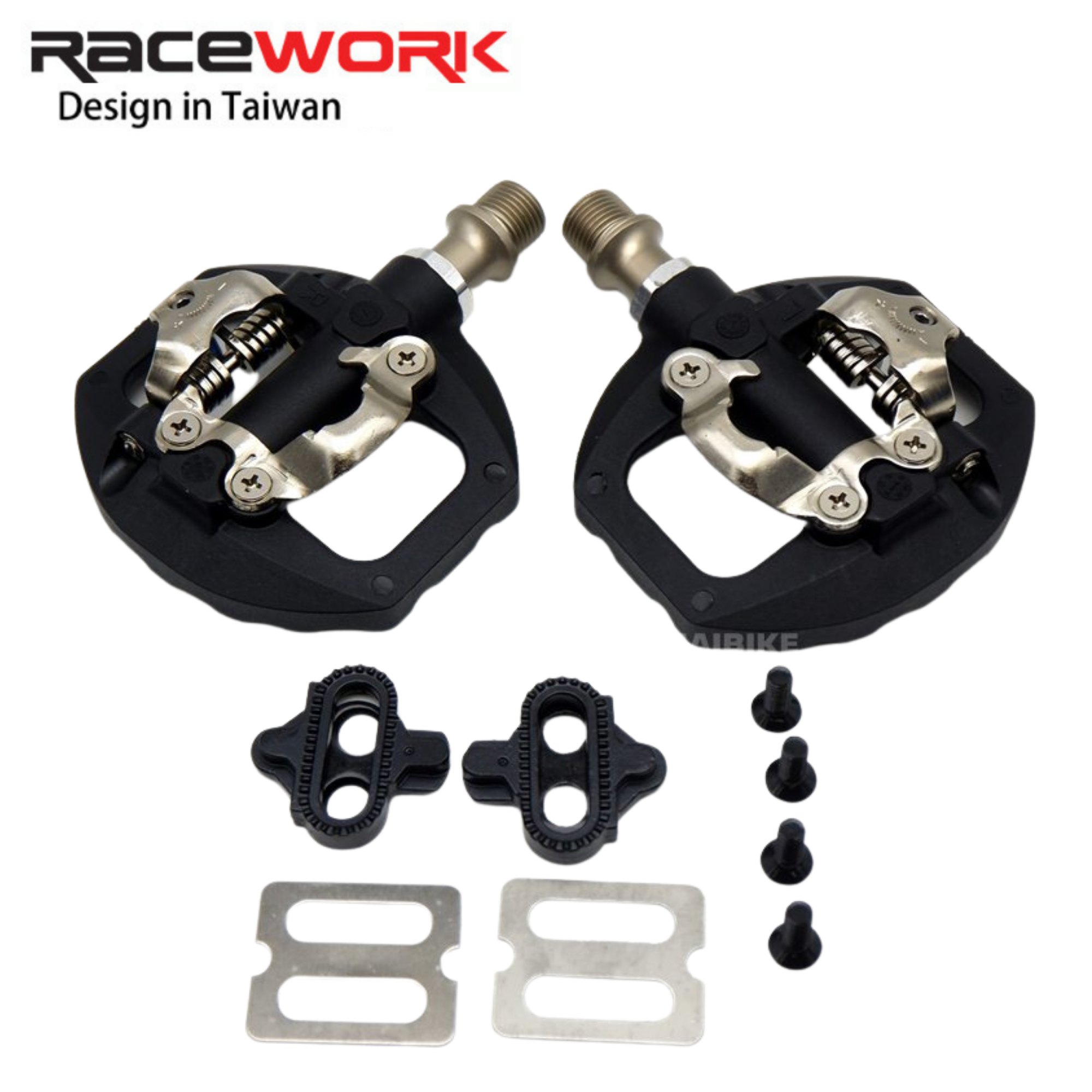 บันไดจักรยาน RACEWORK PD-A530 บันไดกระเทย บันไดใช้ได้สองแบบ