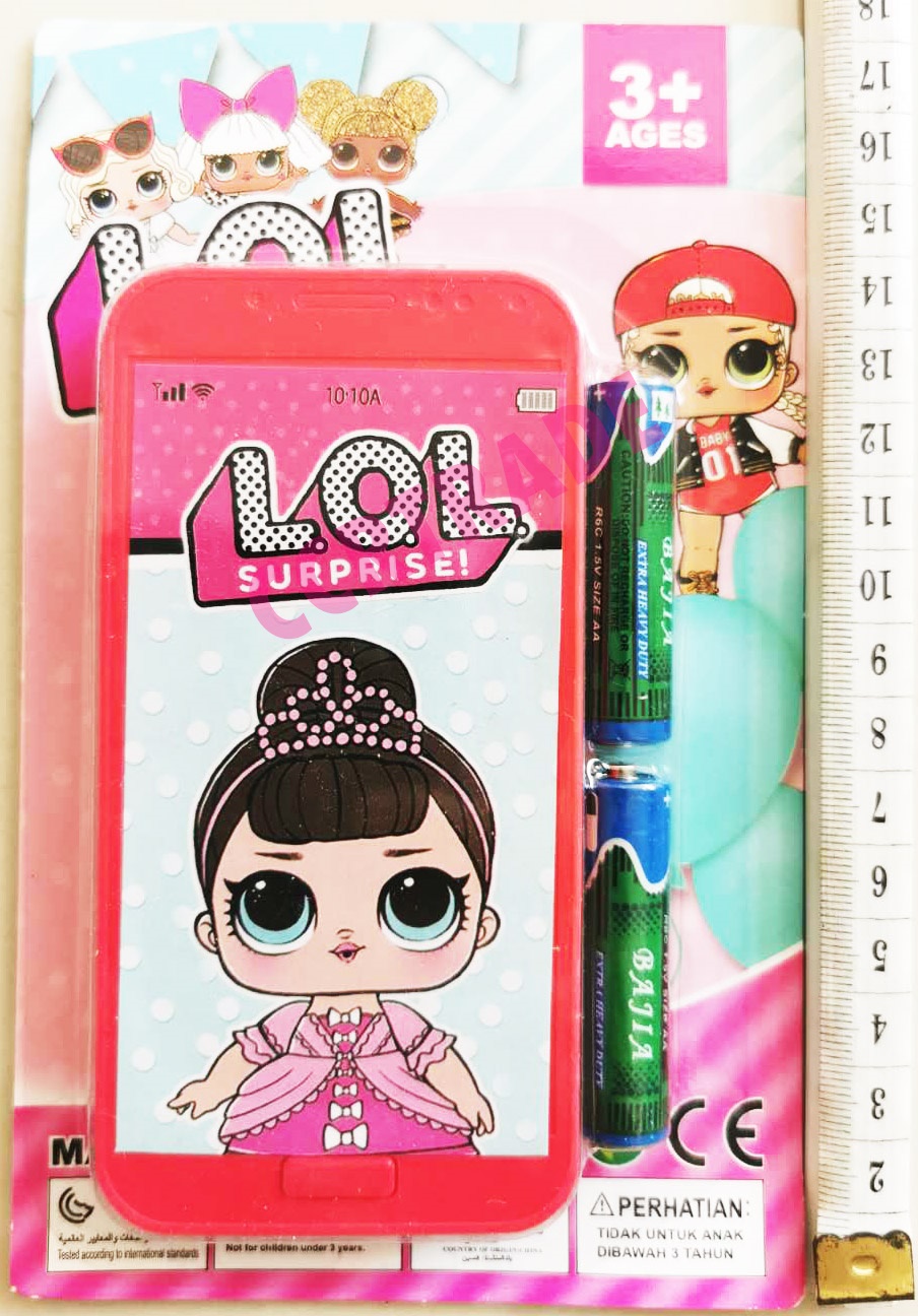 โทรศัพท์ LOL มีเสียง+ถ่านแผง 17 ซม.
