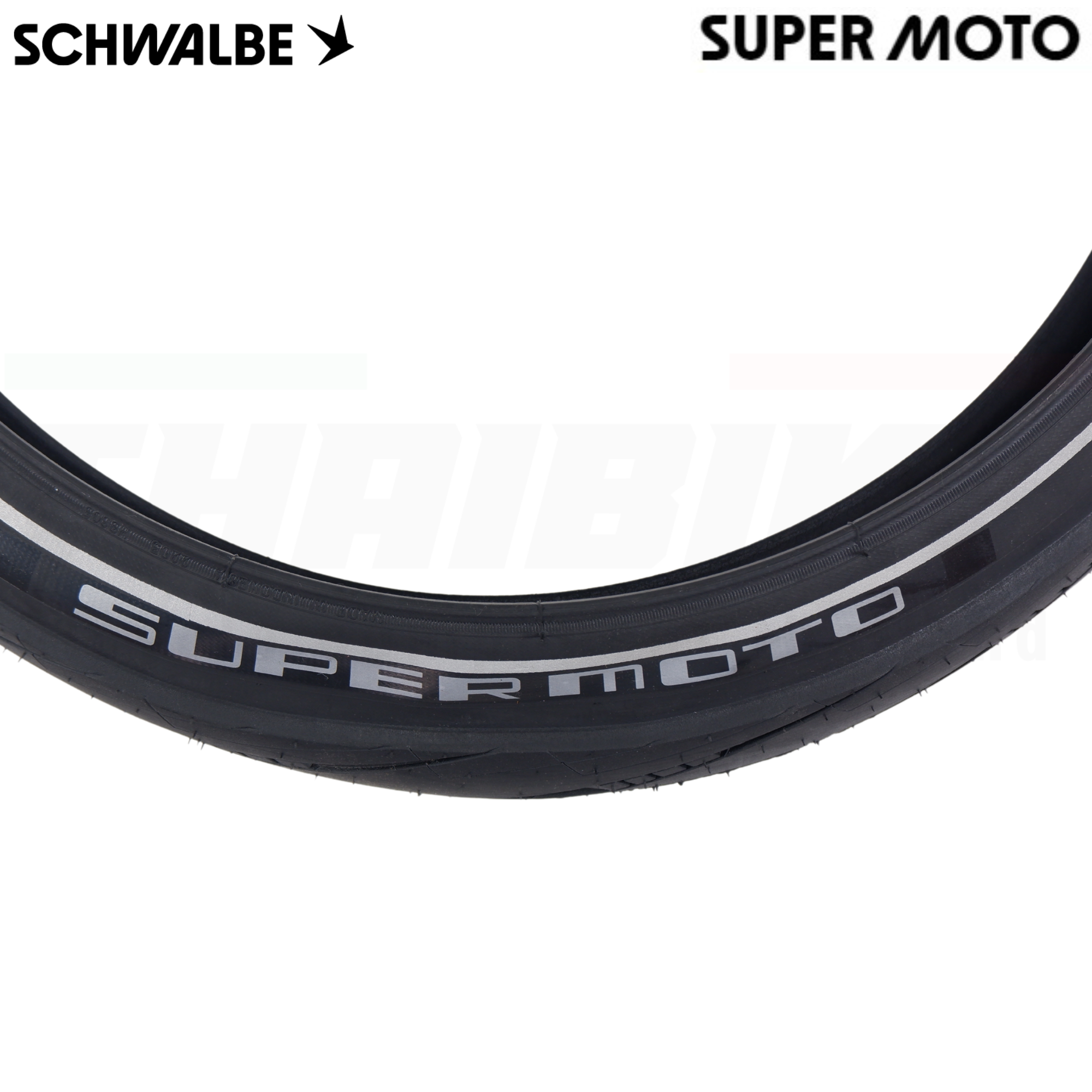 ยางนอกจักรยาน SCHWALBE SUPER MOTO 20x2.40 ขอบสะท้อนแสง