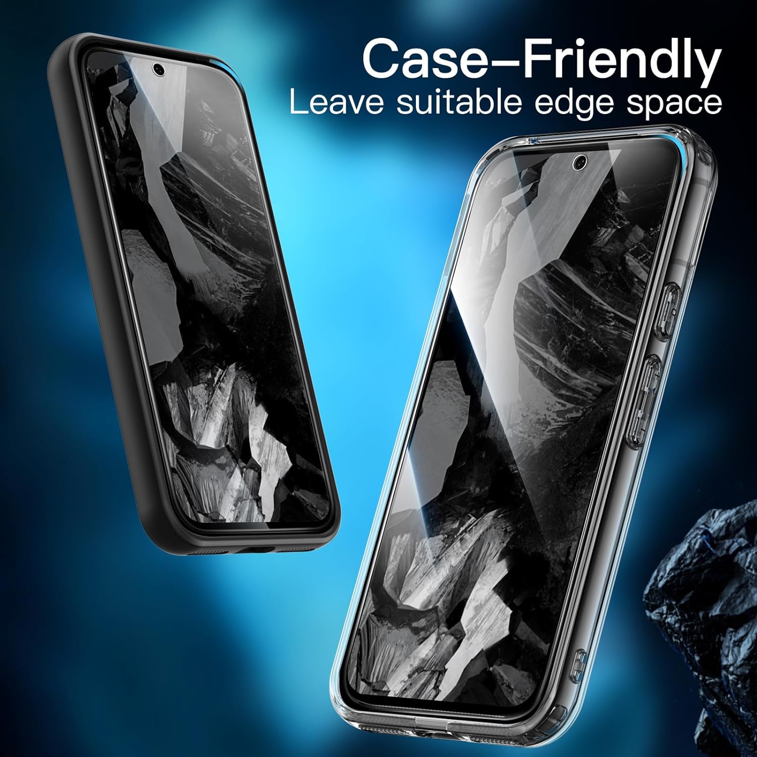 thumbnail image 2 of Privacy Screen Protector For Google Pixel 8 / 8a / 8 Pro – Tempered Glass, Anti-Fingerprint 2 of 4