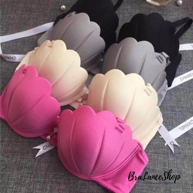 BLS✿3094 Setบรา+กกน. ชุดชั้นในไร้ขอบเมอร์เมด ป้ายVINECO