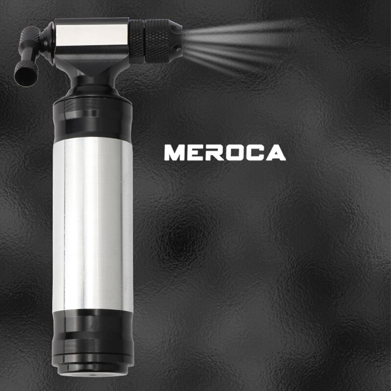 สูบลมจักรยาน มอเตอร์ไซต์ MEROCA Bicycle CO2 cylinder pump Gas NozzleMEROCA CO2 Inflator
