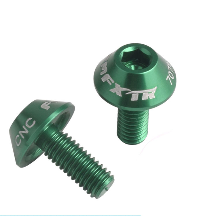 น็อตขาขวดอลูเนียม ยี่ห้อ FMF 7075 ติดที่ยึดขวดน้ำจักรยาน