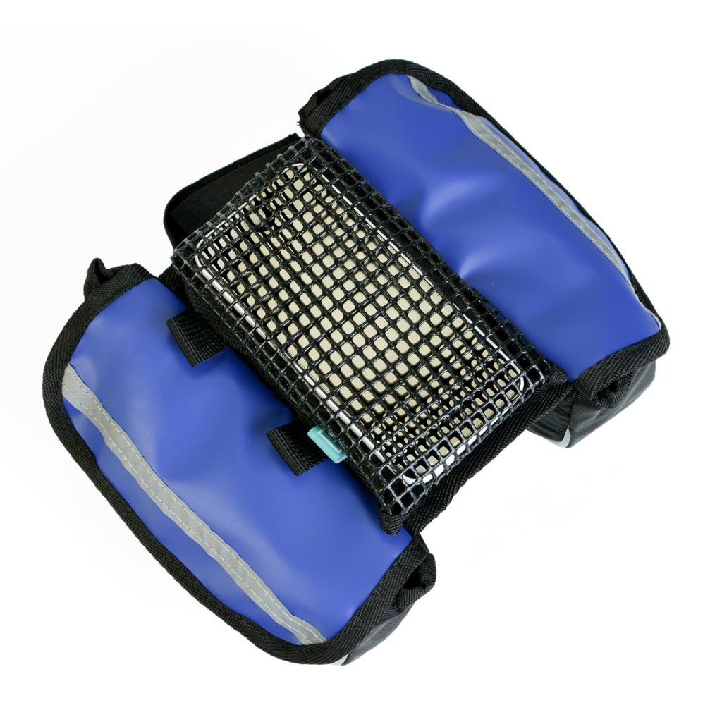 VINCITA B029T กระเป๋าเบนโตะคู่เหลี่ยมมีซองใส่มือถือคาดเฟรมและสเต็ม(ผ้าทาโปลีน)