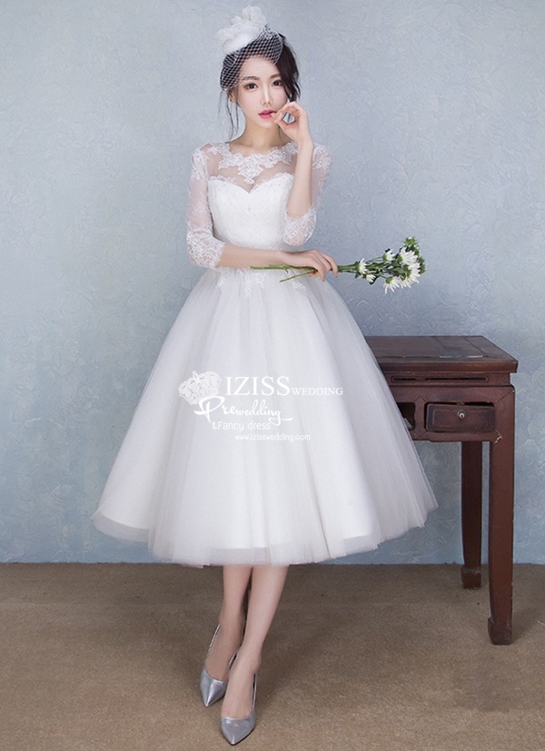 BR299 **พรีออเดอร์**ชุดแต่งงาน&ชุดเจ้าสาวแบบยาวสีขาวเกรดพรีเมี่ยม หรูหราน่ารัก สวยโดดเด่นไม่ซ้ำใคร