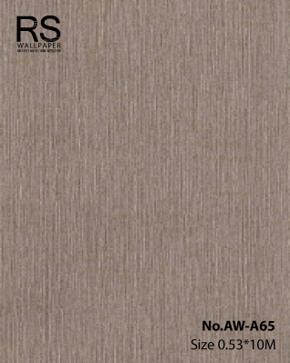 วอลเปเปอร์สีน้ำตาล มีลายในตัว No.AW-A65