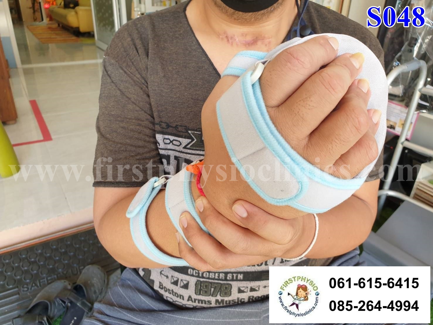 อุปกรณ์ดามกันข้อมืองอ/อุปกรณ์ดามกันนิ้วมืองอแบบบุนุ่ม /อุปกรณ์กายภาพนิ้ว/อุปกรณ์เหยียดนิ้วมือ/พลาสติกดามข้อมือผู้ใหญ่/Soft Hand Splint/wrist hand orthosis