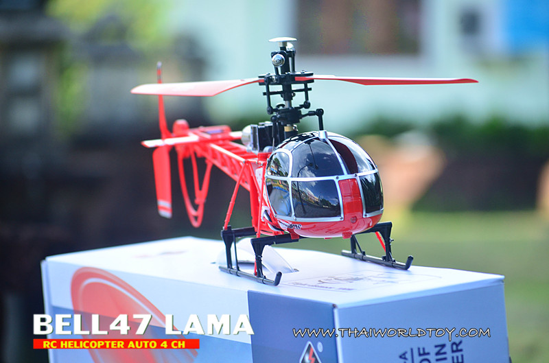 Bell47 LAMA AUTO 4CH HELICOPTER