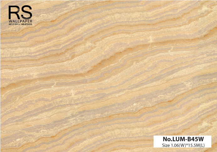 วอลเปเปอร์ ลายหิน สี Gold begie No.LUM-B45W