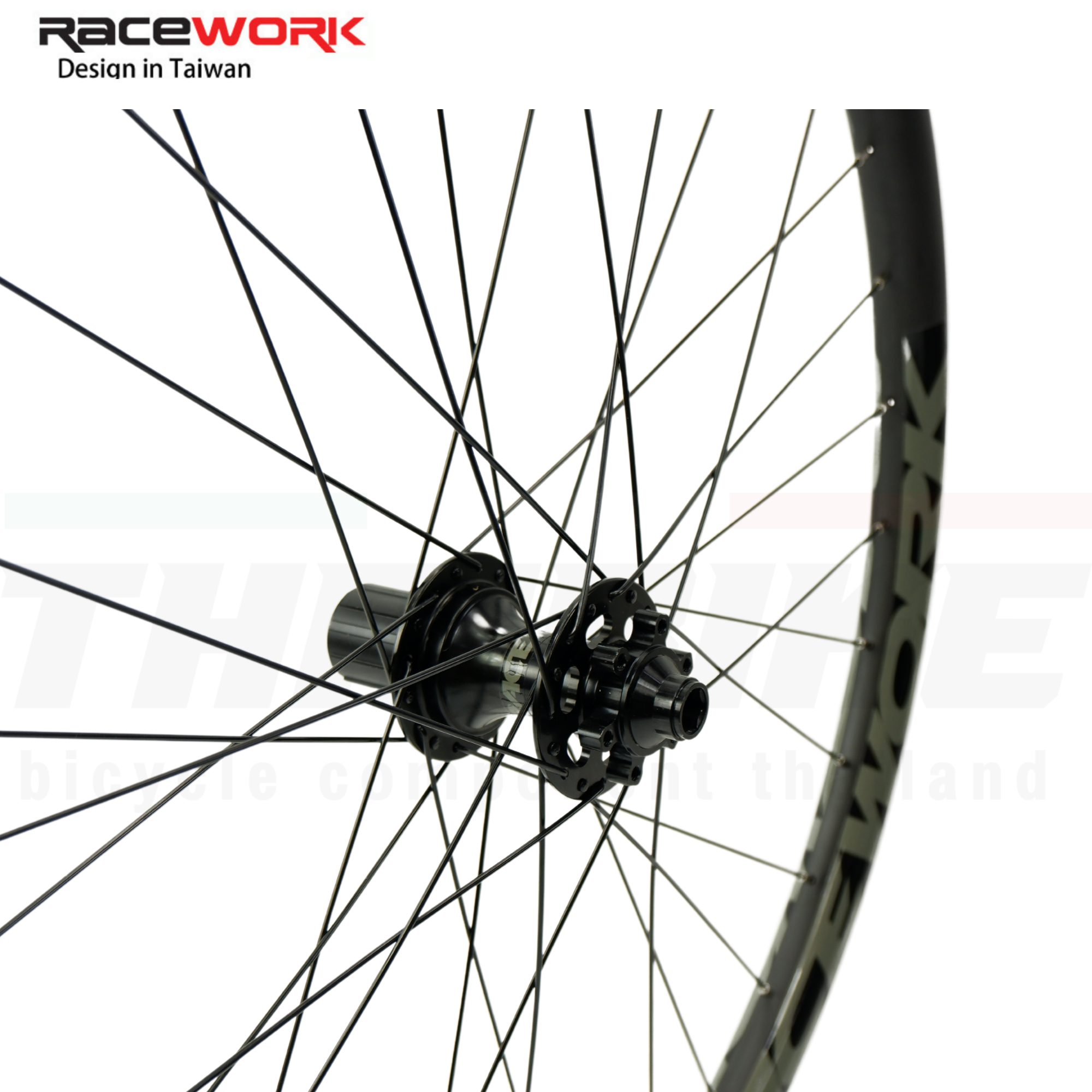 ล้อคาร์บอนจักรยานเสือภูเขา RACEWORK FASTFISH 27.5/29 ultra-light 120 ring hub axle quick มีตัวแปลงแกนให้